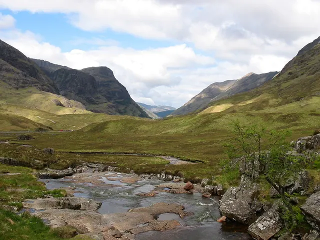 The hillside opposite the Clachaig Inn — Glencoe, Scottish Highlands