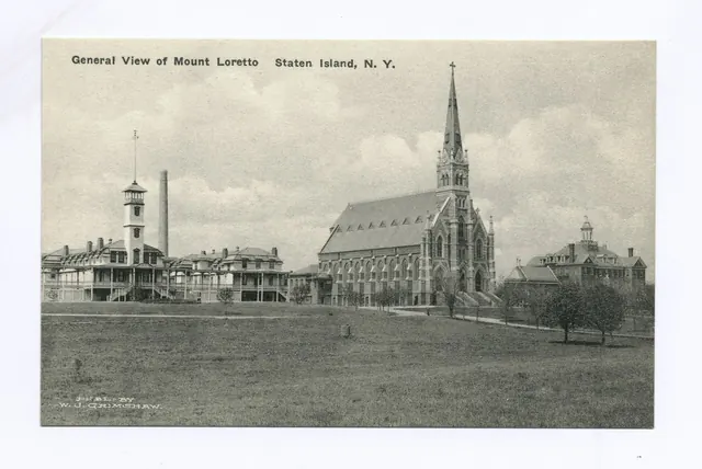 The old church at Mount Loretto — Staten Island, New York